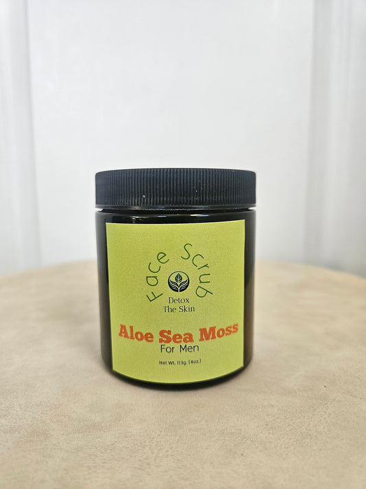 Face Scrub Aloe Sea Moss for men